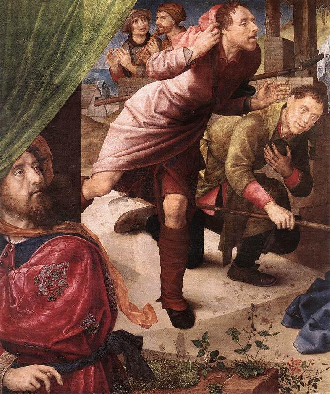 GOES, Hugo van der Adoration of the Shepherds (detail) sf France oil painting art